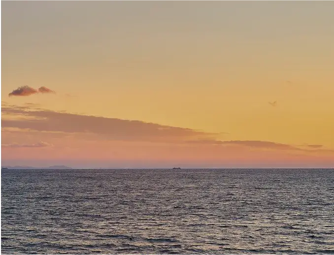 夕日画像