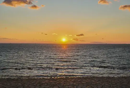 夕日画像